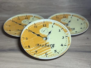Arzberg Porzellan – 3 Teller Ø 21 cm – Motiv „Uhr / Zeit / Clock Design“ selten - Bild 1 von 3