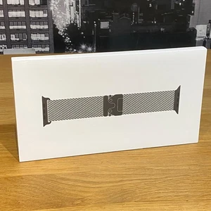 Apple Watch Ultra Correa 49mm Negro Titanio Lazo Milanés S Pequeño Original - Imagen 1 de 21