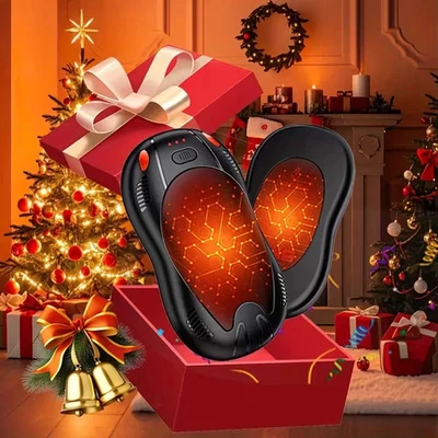 Nuevos calentadores de manos eléctricos recargables 10000 mAh, paquete de 2 calentadores de manos portátiles Foto 1 de 4