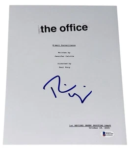 Autógrafo firmado por Rainn Wilson The Office correo electrónico vigilancia guión completo Beckett - Imagen 1 de 2