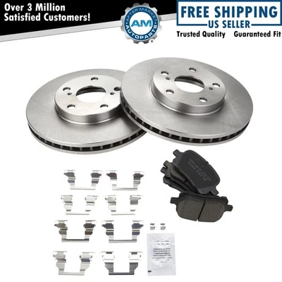 Kit de pastillas de freno y rotores delanteros de cerámica para Camry Avalon Solara ES300 Foto 1 de 4