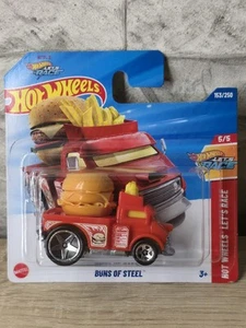 Hot Wheels Buns Of Steel, 2025, NETFLIX LET'S RACE, 153/250, BURGER & POMMES - Bild 1 von 12