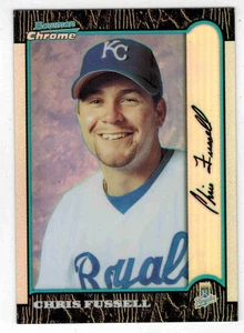 CHRIS FUSSELL 1999 Bowman Chrome REFRACTOR #382 Kansas City Royals - Picture 1 of 2