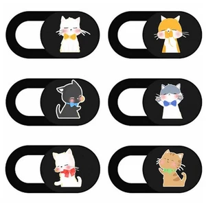 6 Pcs Camera Slide Cover Webcam Slider for Privacy Cute Laptop Covers - Afbeelding 1 van 12