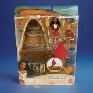 Disney Moana 2 Workshop Playset with Moana Loto and Heihei Action Figures - Picture 1 of 8
