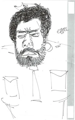 Cloudy with a Chance of Meatballs Production Character Drawing Earl 2009 4 - Image 1 of 2