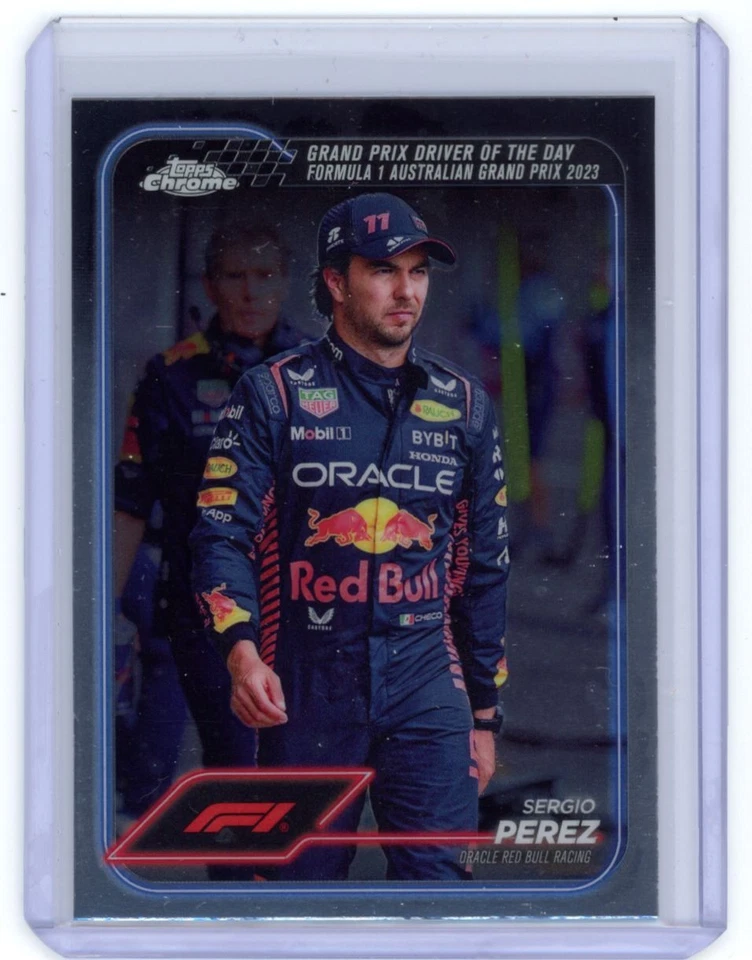 2024 Topps Chrome Formula 1 Sergio Perez Oracle Red Bull Racing #161 Refractor - Image 1 of 2