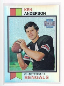 2001 Topps Archives Ken Anderson #34 - Refractor Reprint (RC) - Picture 1 of 3