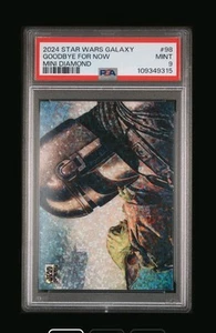 2024 Topps Chrome Star Wars Galaxy Mini Diamond - Goodbye For Now - PSA 9 - Picture 1 of 3