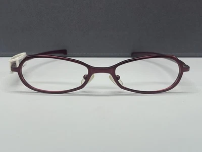 Armações de óculos FreudenHaus Titan feminino redondo vermelho oval Bordeaux Np lente pequena - Imagem 1 de 4