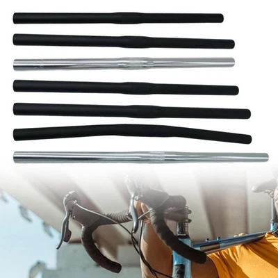 Manubrio per bici da strada, barra piatta robusta per bici da strada, - Immagine 1 di 2