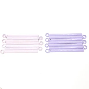 Conair Hot Sticks Lot 14 Flexible Rubber Hair Rollers Curlers 7-Purple/7-Pink - Picture 1 of 3