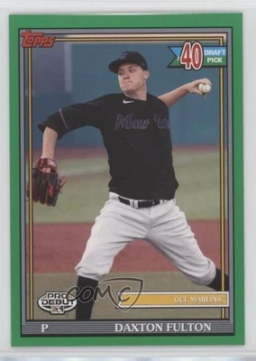 2021 Topps Pro Debut Green /99 Dax Fulton Daxton Fulton #PD-192 - Image 1 of 2