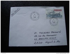 TAAF lettre 13/1/81 - timbre stamp - yvert et tellier aérien n°63 (cy6) - Picture 1 of 1