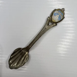 Fort USA Sacramento USA California America Enamel Shell Vintage Souvenir Spoon - Picture 1 of 6