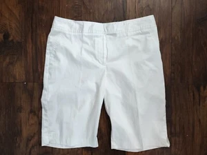 For The Republic Women's White Bermuda Shorts Size 12. Waist:34in - Picture 1 of 2
