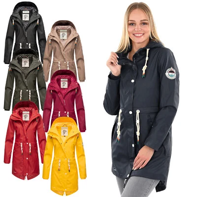 Navahoo Damen Regen Jacke Mantel Parka Wasserdicht Funktionsjacke B919 NEU - Bild 1 von 4
