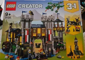 LEGO Creator 3 in 1 Set 31120 Medieval Castle BRAND NEW Black Falcon Knights - Picture 1 of 4