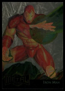 Fleer Marvel 1995 Metal Gold Blaster #7 Iron Man - Imagen 1 de 2