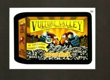 2007 Wacky Packages All New Series 5 (ANS5) "VULTURE VALLEY" Bonus Sticker  B5.