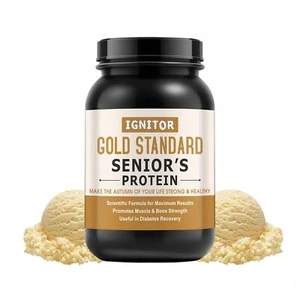 IGNITOR Protein Powder Supplement Senior Citizens Elders 40+ 1kg - Vanilla - Bild 1 von 4