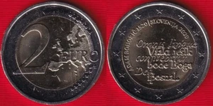 Slovenia 2 euro 2020 "500y Adam Bohoric" BiMetallic coin UNC - Picture 1 of 1