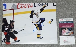 FILIP FORSBERG Signed NASHVILLE PREDATORS Hockey 8x10 Photo + JSA COA 23634 - Picture 1 of 1