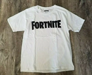 Boys FORTNITE Short Sleeve WHITE Tee T-Shirt Size XL (16) NWT - Picture 1 of 2