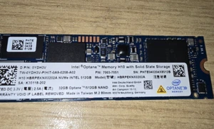 Intel Optane™ HBRPEKNX0202A SSD M.2 NVMe Memory H10 with 512GB +32GB Taiwan - Picture 1 of 2