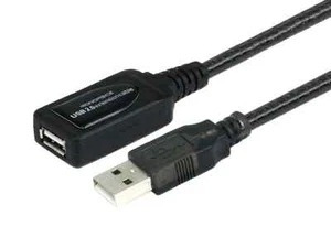 Monoprice USB-A Male to USB-A Female 2.0 Extension Cable Active 65 FT - Picture 1 of 5