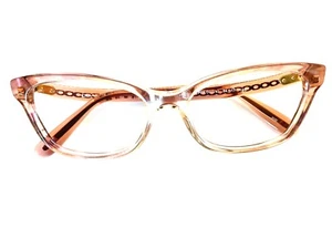 Coach Eyeglasses HC 6181 5656 Transparent Pink Ombre Clear 54-17-140 No Lenses  - Picture 1 of 3