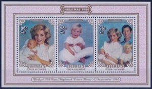 F-EX46213 AITUTAKI MNH NAVIDAD NACIMIENTO REAL PRÍNCIPE HENRY DAMA DIANA - Imagen 1 de 1