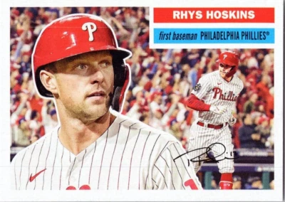 2023 Topps Archives #20 Rhys Hoskins Philadelphia Phillies - Image 1 of 2
