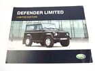 Land Rover Defender Limited Edition Sondermodell Prospekt 2005