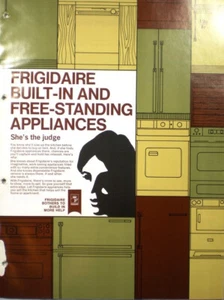 Vtg FRIGIDAIRE GM Appliances Catalog RETRO Kitchen Range Oven Refrigerator 1970 - Picture 1 of 6