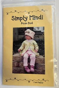 Simply Mindi Pattern Rose Bud Embellish Jacket Hat Child Sewing Crafts - Picture 1 of 2