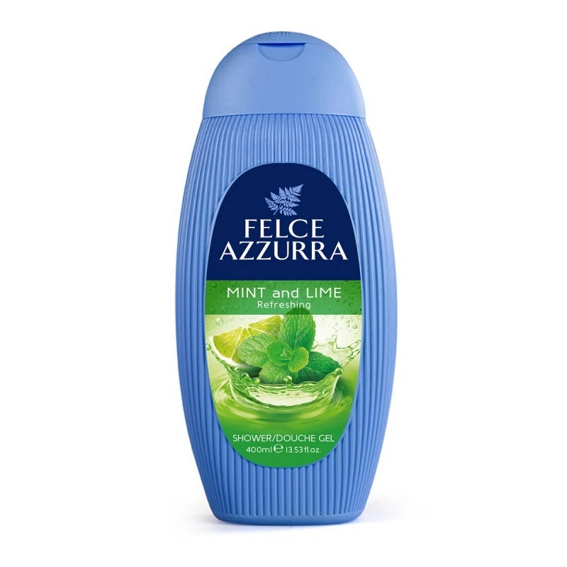 Felce Azzurra Shower Gel Mint and Lime 400ml 13.53 fl oz - Image 1 of 1