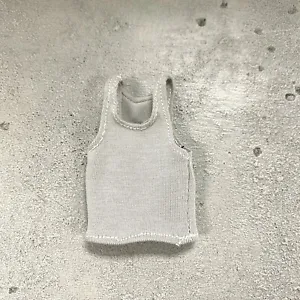 MO-TBTK-GR: 1/12 Grey tank top for 6" slim action figure body  - Picture 1 of 2