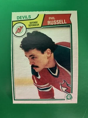 1983-84 O-Pee-Chee Phil Russell New Jersey Devils #237 - Image 1 of 2