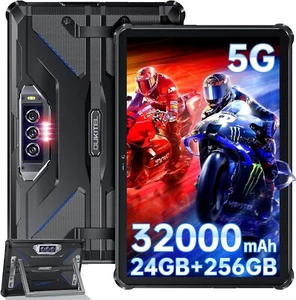 OUKITEL RT7 Outdoor Tablet 5G 32000mAh 10.1 FHD+ 24GB+256GB Tablet PC RUGGED - Photo 1/11