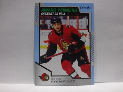 2020-21 Upper Deck O-Pee-Chee Update Award Winners Blue Border Bobby Ryan #606 - Image 1 of 2