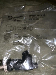 Hirschmann ELWIST 4012 K PG 7 Male Cable Plug. 4 Pole. 933165-100 Angled Version - Picture 1 of 3