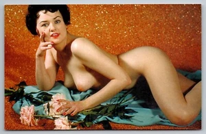 Vintage Retro reproduction PIN UP NUDE POSTCARDS of beautiful woman - Picture 1 of 2