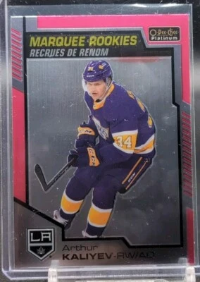 20-21 O-PEE-CHEE PLATINUM MARQUEE ROOKIES MATTE PINK ARTHUR KALIYEV - Image 1 of 2