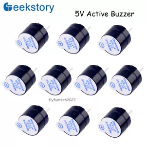 5/10PCS 5V Electromagnetic Active Buzzer Continous Beep Tone Alarm For Arduino - Picture 1 of 5