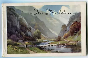 Dovedale Derbyshire England 2nd Ed. um 1940 illustrierte Geschichte Taschenbuch - Bild 1 von 4