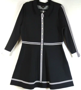 NEW Ted Baker Sofiyya Shirt Style knit mini Skater Dress size 6 US XXL #MD161 - Picture 1 of 10