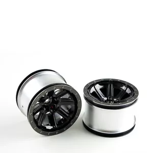 Wheels 1:10 8 star RAGE gunmetallic 2 pieces Kyosho FAH-301BC - Picture 1 of 1