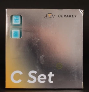 Cerakey Ceramic Keycaps C Set - Blue - Fast Ship! - Picture 1 of 5