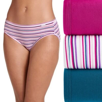 Jockey Supersoft para mujer paquete de 3 Conjunto de bragas de bikini 2070 Foto 1 de 4